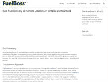 Tablet Screenshot of fuelboss.ca